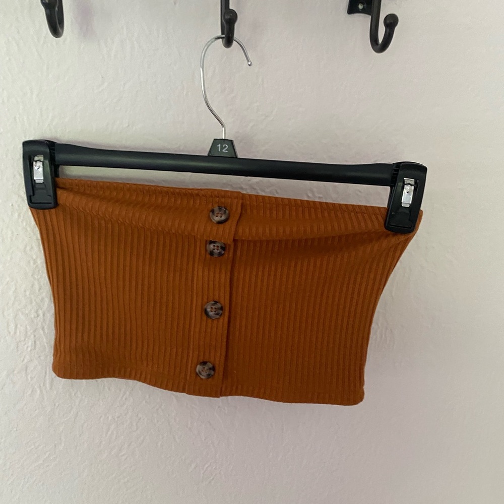 Good luck gem orange rust tube top - Picture 5 of 5